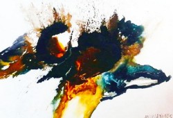 Contemporâneo III<br>mista sobre mdf - 60 x 80 cm