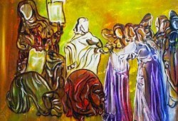 A Justiça dos Homens<br>óleo sobre tela - 80 x 100 cm