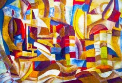 Abstractus (díptico)<br>óleo sobre tela - 80 x 120 cm