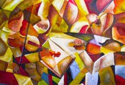 Alma Musical<br>óleo sobre tela - 90 x 90 cm