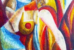 Paixão ao Kubo<br>óleo sobre tela - 95 x 75 cm