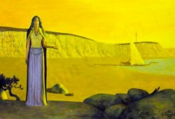 Convite à Viagem<br>óleo sobre tela - 54 x 81 cm