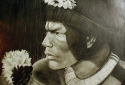 Índio Xavante<br>grafite