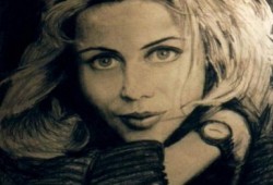 Retrato Emanuelle<br>grafite