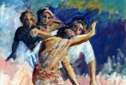 Não Há Mistério<br>acrílico sobre tela - 92 x 73 cm - 2000