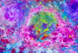 Ciclone<br>acrílico sobre papel - 38 x 58 cm - 2024