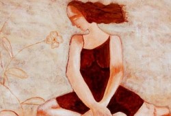Deixa o Silêncio ser Flor a Florir<br>acrílico sobre tela - 81 x 81 cm