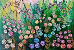 Campos Imaginários<br>acrílico sobre tela - 70 x 100 cm