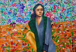 Despedida II<br>óleo sobre tela - 40 x 40 cm