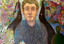 O Anjo do Fundo do Céu<br>óleo sobre tela - 100 x 69 cm