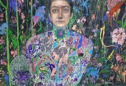 O Menino Perdido no Mato<br>óleo sobre tela - 70 x 100 cm