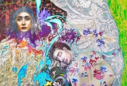 Um Amor Que Não Foi Protecção<br>óleo sobre tela - 90 x 77 cm