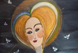 Além Mar<br>acrílico sobre tela - 90 x 60 cm - 2025