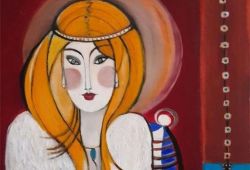 Constança<br>acrílico sobre tela - 60 x 60 cm - 2023