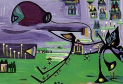 Em Paz com a Vida<br>acrílico sobre tela - 60 x 60 cm