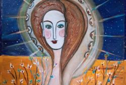 Levezas<br>acrílico sobre tela - 60 x 60 cm - 2023