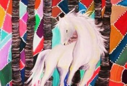 Metáfora<br>mista sobre tela